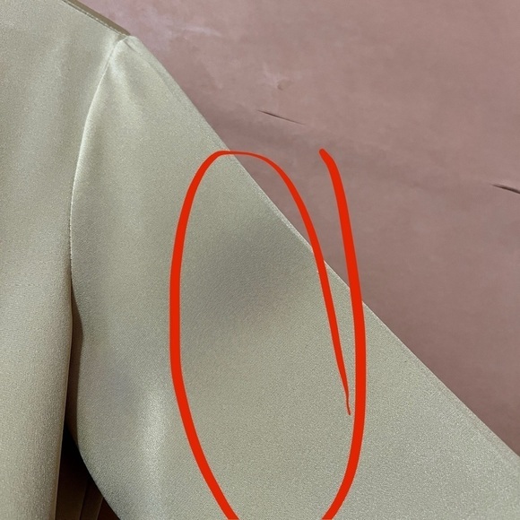 Peter Cohen | Silk Shirt Dress V-Neck Split Neckline Popover Chartreuse Size XS - Picture 7 of 16